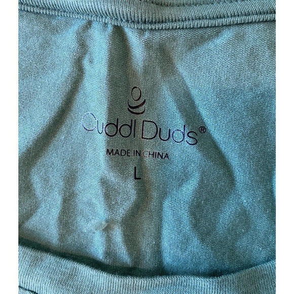 NEW Cuddl Duds Set of 2 3/4 Sleeve Tops Size Large Women’s Peach Ivy - Picture 4 of 10